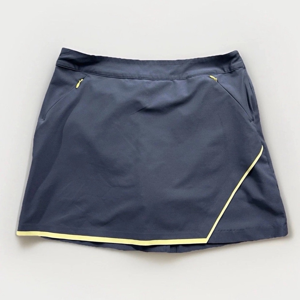 Slazenger Golf Skort‎ Women’s Size 6 Zip Pockets Neutral Athleisure Activewear
